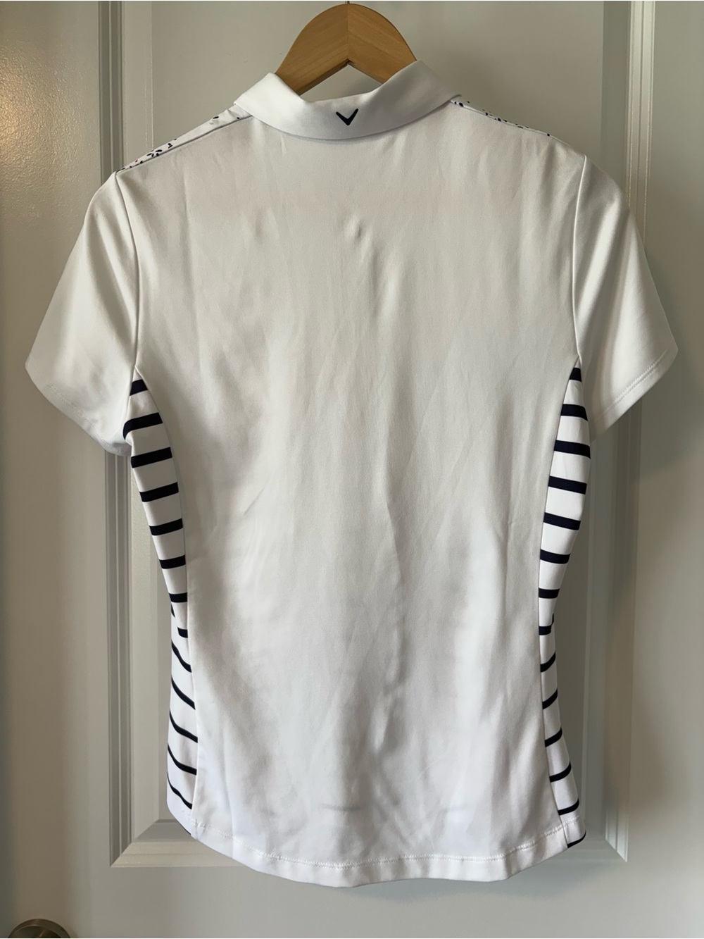 Callaway Opti Dri UPF 50 Stripe Golf Polo Top Small - Picture 3 of 8